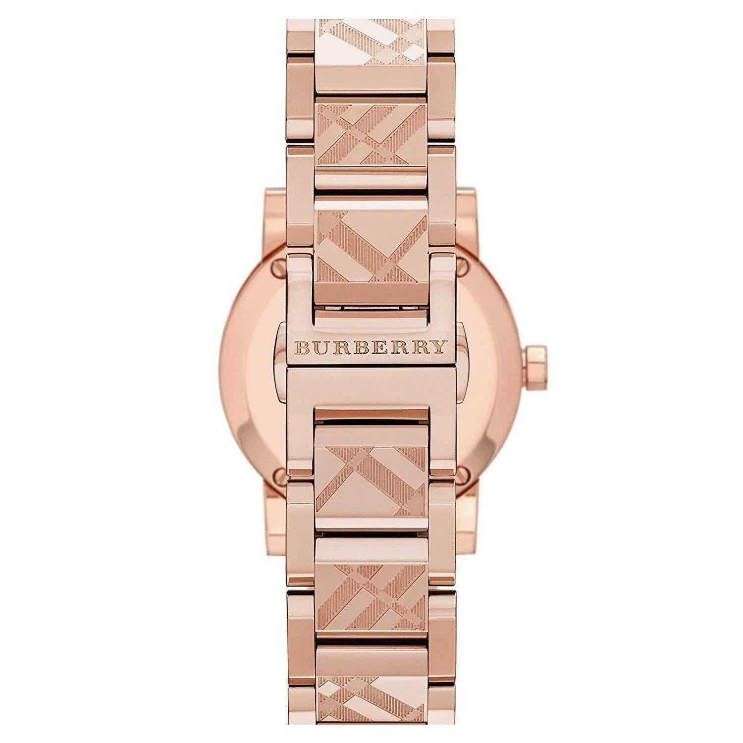 Burberry BU9235 The City Rose Gold Tone 26mm Case Ladies Watch Burberry BU9235 The City Rose Gold Tone 26mm Case Ladies Watch